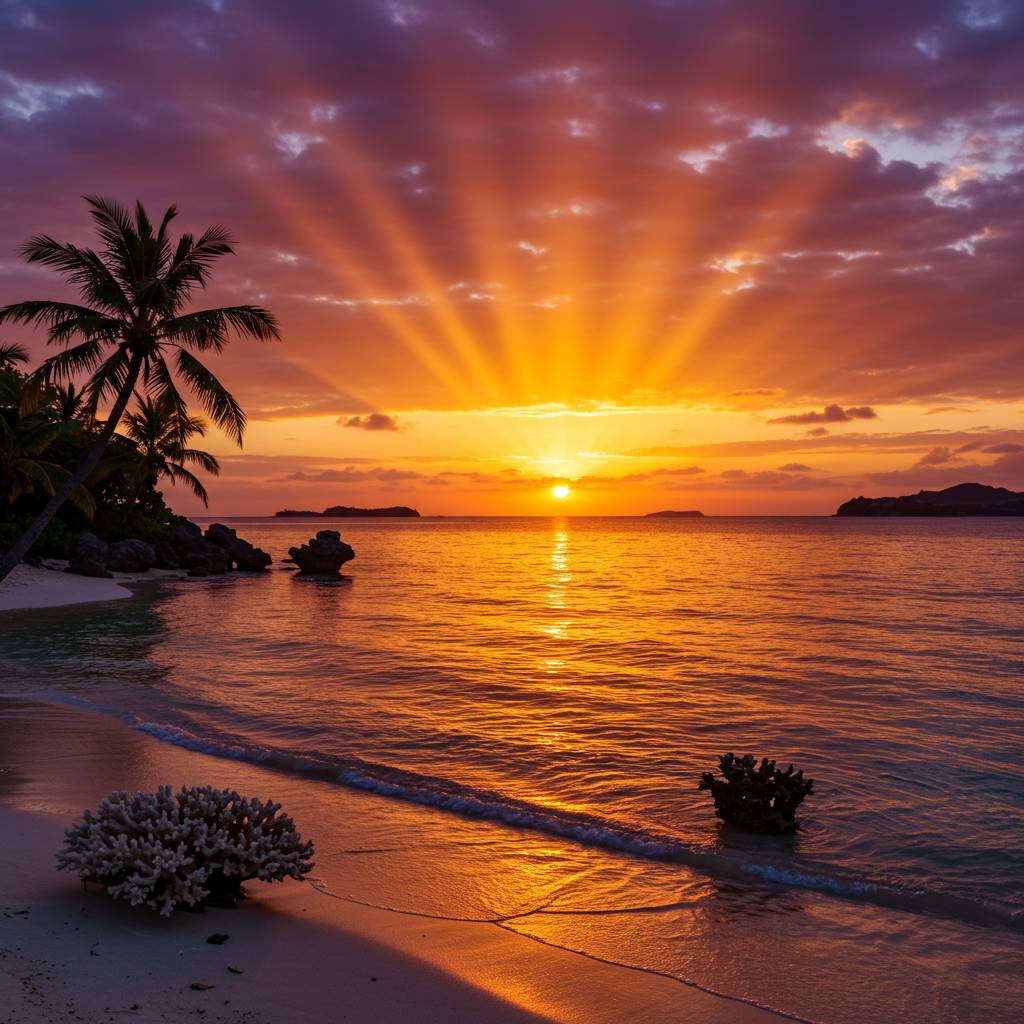 The Science Behind Okinawa’s Spectacular Beach Sunsets