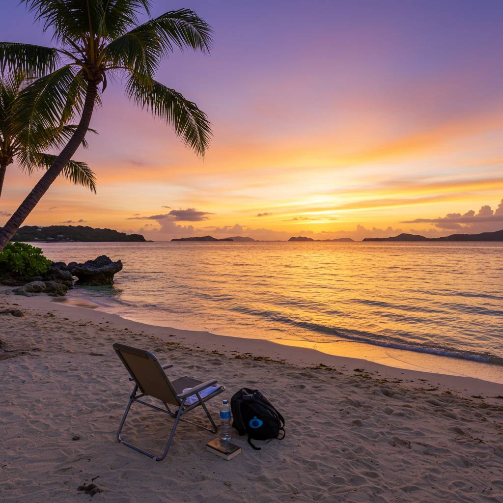 Solo Traveler’s Guide to Okinawa’s Most Peaceful Sunset Beaches