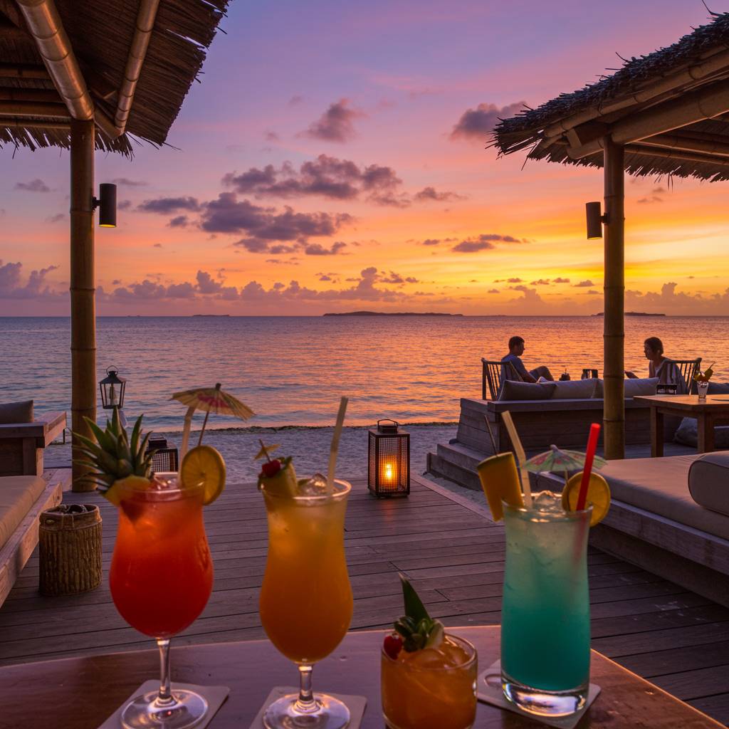 Sunset Beach Bars in Okinawa: Cocktails with the Best Views