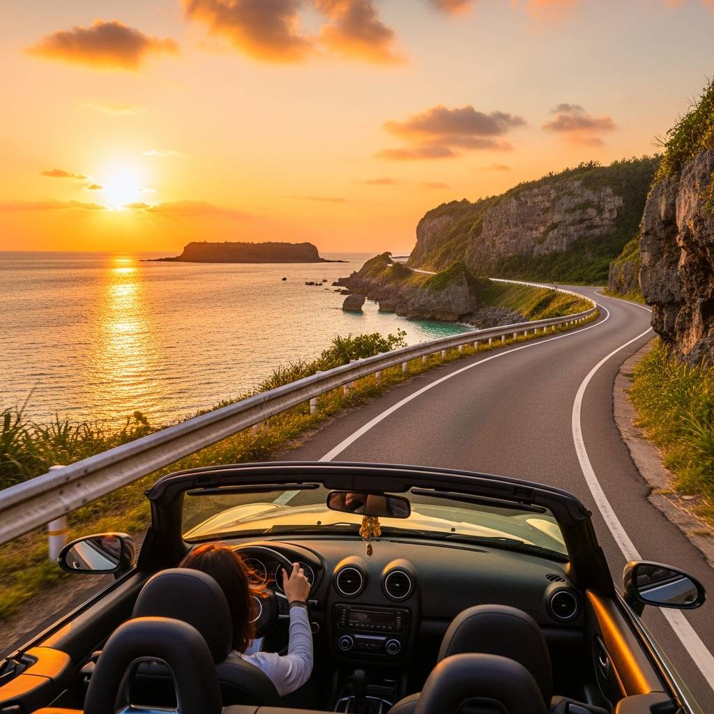 Chasing Sunsets: The Ultimate Okinawa Coastal Drive with Your Rental Car