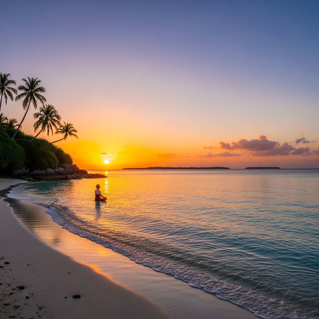 The Healing Power of Watching Sunsets on Okinawa’s Pristine Beaches