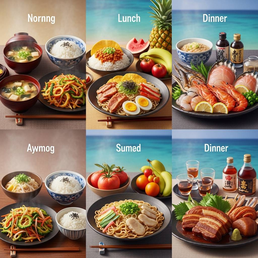 Breakfast to Dinner: Perfect Day of Eating in Okinawa, Japan