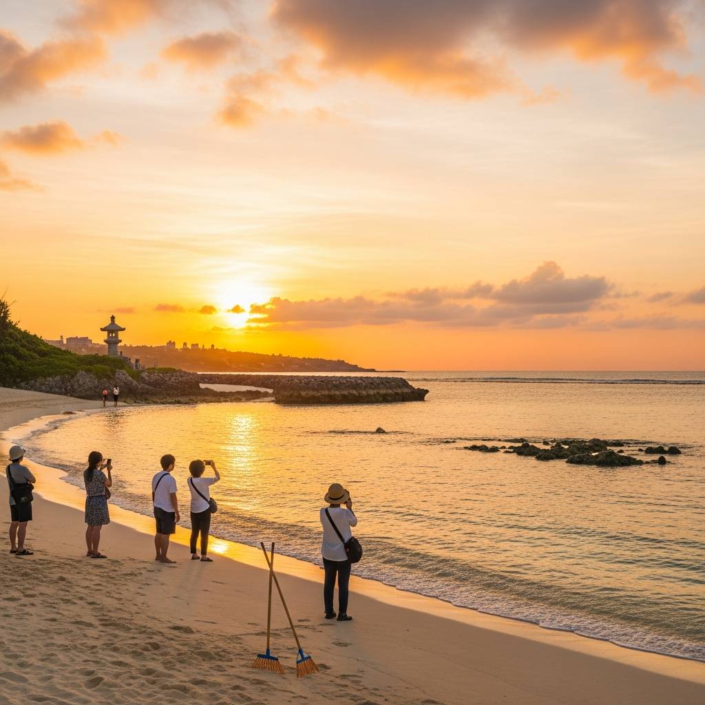 Sustainable Tourism: Enjoying Okinawa’s Beach Sunsets Responsibly